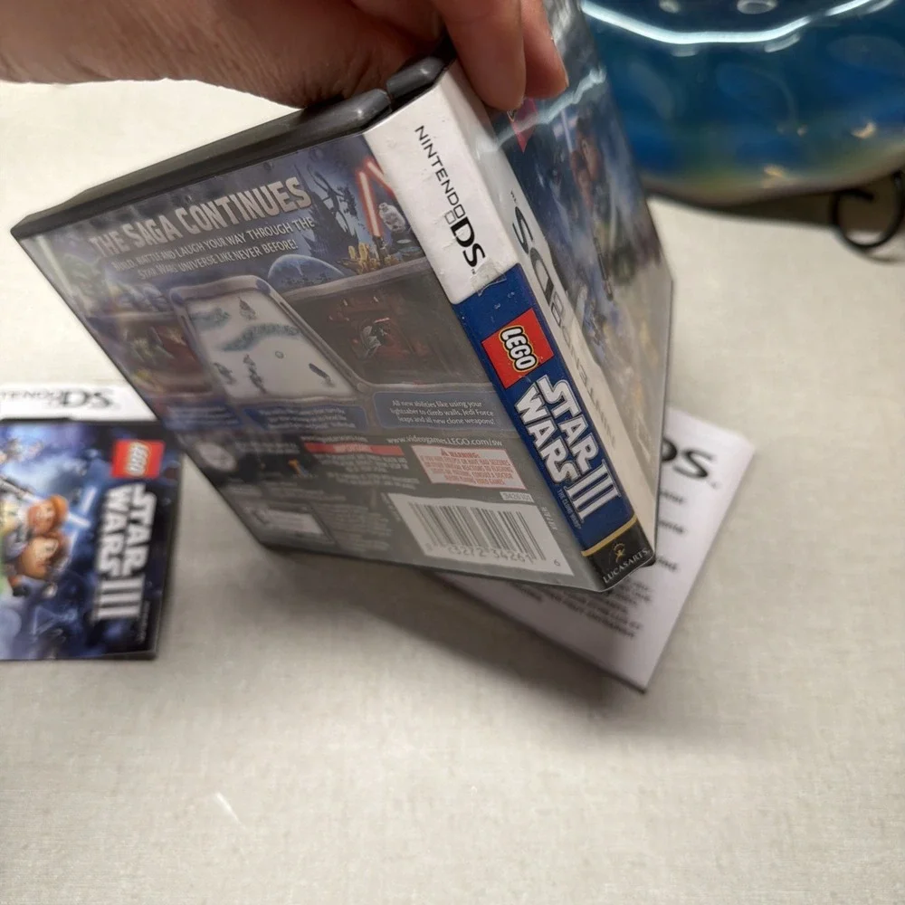 Nintendo DS Lego Star Wars III The Clone Wars CASE ONLY No Game Cartridge Lucas